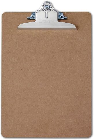 Saunders US -Works 05612 معاد تدويرها مافنة الحافظة الصلبة - بنية ، لوحة كتابة حجم الحرف مع مقطع عالية السعة in Saudi Arabia