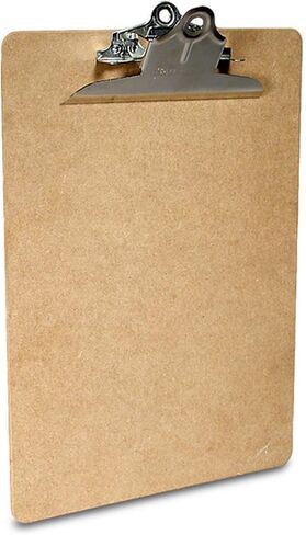Saunders US -Works 05612 معاد تدويرها مافنة الحافظة الصلبة - بنية ، لوحة كتابة حجم الحرف مع مقطع عالية السعة in Saudi Arabia