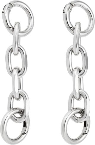The Lord of the Tools 2pcs Bag Extender Chain with Spring Buckle Rings Aluminum Alloy Strap Extender 9.7cm Chain Extender in Kuwait