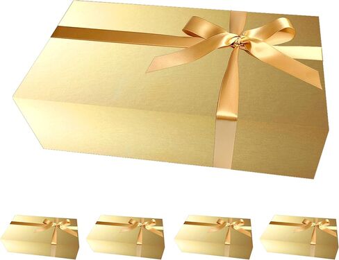 مربع Cecobox 1PC الأسود القابل للطي مع بطاقة تعبئة بطاقات المعايدة وورقة الأنسجة (11 "x7.5" x3 "، أسود) in Kuwait