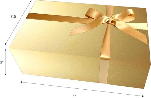 مربع Cecobox 1PC الأسود القابل للطي مع بطاقة تعبئة بطاقات المعايدة وورقة الأنسجة (11 "x7.5" x3 "، أسود) in Kuwait