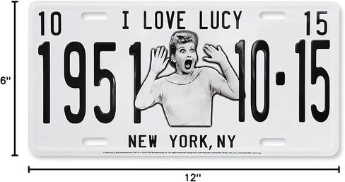 I Love Lucy License Plate - I Love Lucy 1951 in Saudi Arabia