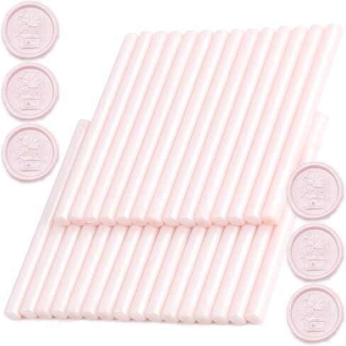 Light Blue Wax Seal Sticks, 30pcs Sealing Wax Sticks, HOSEALING Glue Gun Wax Seal Sticks for Wax Seal Stamp, Premium Sealing Wax for Wedding Invitations, Letter, Envelope (Mini Size) in Saudi Arabia