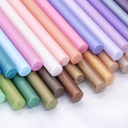 Light Blue Wax Seal Sticks, 30pcs Sealing Wax Sticks, HOSEALING Glue Gun Wax Seal Sticks for Wax Seal Stamp, Premium Sealing Wax for Wedding Invitations, Letter, Envelope (Mini Size) in Saudi Arabia