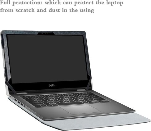 غطاء حالة الحماية Alapmk لـ 13.3 "Dell Inspiron 13 2-in-1 5378 5368 5379 I5378 I5368 I5379 & Latitude 13 2-in-1 3390 LAPTOP (تحذير: طراز FIT فقط 5378 5368 5379) ، Black in Kuwait