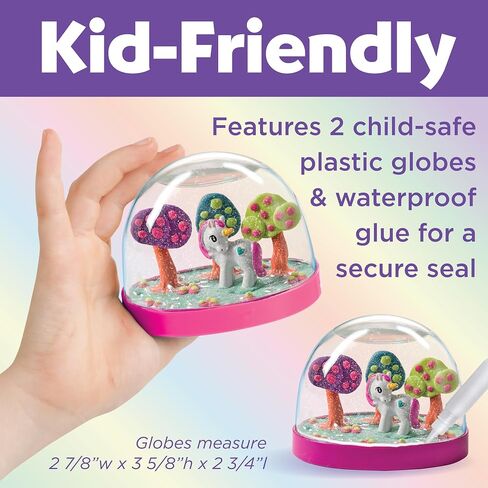 Creativity for Kids Make Your Own Water Globes: Magical Unicorns - Create 2 Snow Globe Unicorn Toys, Arts and Crafts and Girls Toys Ages 6-8+, Unicorn Gifts for Girls in Saudi Arabia