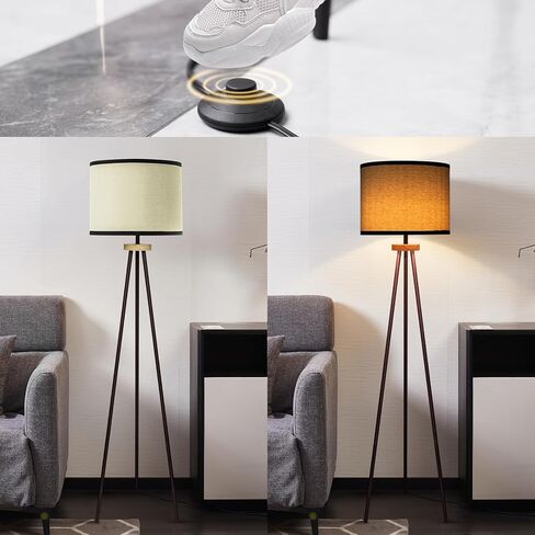 Tripod Floor Lamp, Mid Century Standing Lamp, Modern Design Studying Light for Living Room, Bedroom, Study Room and Office in Saudi Arabia