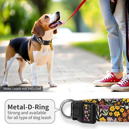 Dog Collar, Cute Puppy Collar, Funny Pet Collar, Adjustable Soft Dog Collars for Medium Dogs Green White Plaid in Saudi Arabia