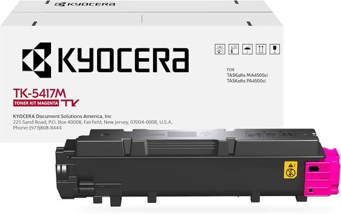 KYOCERA TK-5417M Magenta Genuine Toner Cartridge, Works TASKalfa MA4500ci / PA4500ci Laser Printers (1T02Z7BUS0) in Kuwait