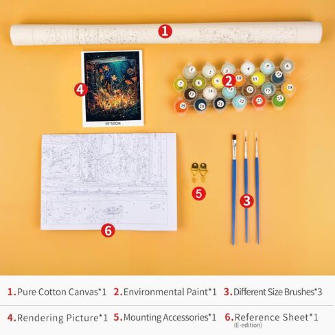 TUMOVO Book Paint by Numbers for Adults, Flowers Paint by Number on Canvas, Oil Painting for Gift Home Wall Decor Plant, Acrylic Painting by Numbers for Beginner 16"x20"(Frameless) in Saudi Arabia