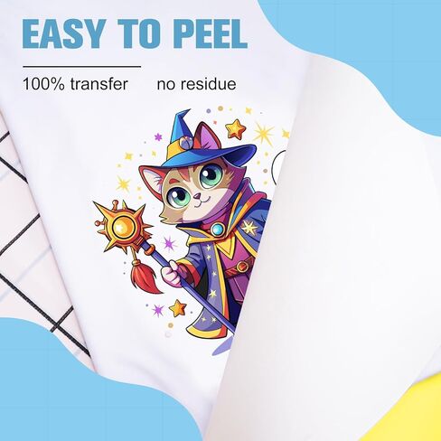Paper-Backed DTF Transfer Film Roll – 13 inch x 100ft, Vibrant Color Eco-Friendly Direct to Film Transfer Paper for DTF Printing on Fabrics, Compatible with DTF Printers, Inks, and DTF Powder in Saudi Arabia