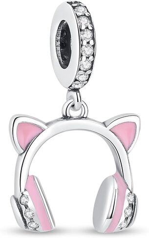 Nbsameng S925 Sterling Silver Charms Bead Compatible for Pandora Bracelets and Necklaces, DIY Jewelry for Women, Lucky Cat & Carp Flag & Cherry Blossom in Saudi Arabia