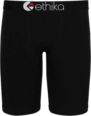 Ethika Mens Staple Boxer Brief | *Solids* Black OG (RDB, X-Large) in Saudi Arabia