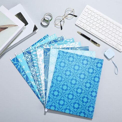 حزمة اقتصادية مكونة من 32 قطعة من مجلدات الملفات، 8 تصميمات بوهو، بما في ذلك علامات تبويب وإدراج قابلة للتعديل، منظم لخزانة الملفات المعلقة بحجم الحروف لمكتب المدرسة in Kuwait