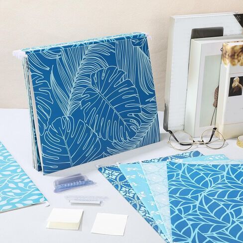 حزمة اقتصادية مكونة من 32 قطعة من مجلدات الملفات، 8 تصميمات بوهو، بما في ذلك علامات تبويب وإدراج قابلة للتعديل، منظم لخزانة الملفات المعلقة بحجم الحروف لمكتب المدرسة in Kuwait