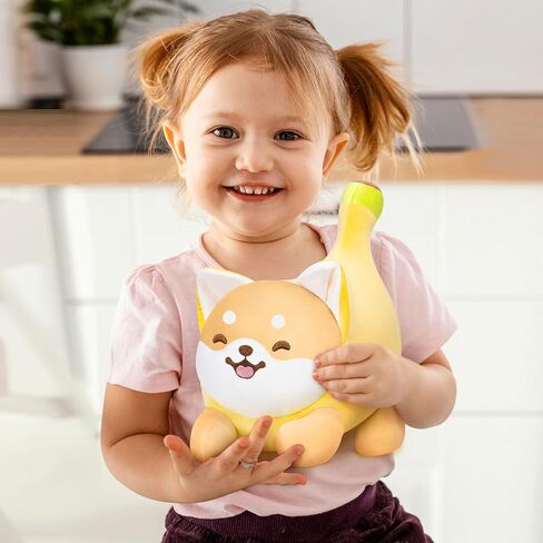 Banana Cat Stuffed Animal,Cute Heterochromatic Eyes Cat Plush Pillow, Banana Cat Stuffed Toy, Cute Plushies Toy Hugging Pillow for Kids for Kids & Adults in Saudi Arabia