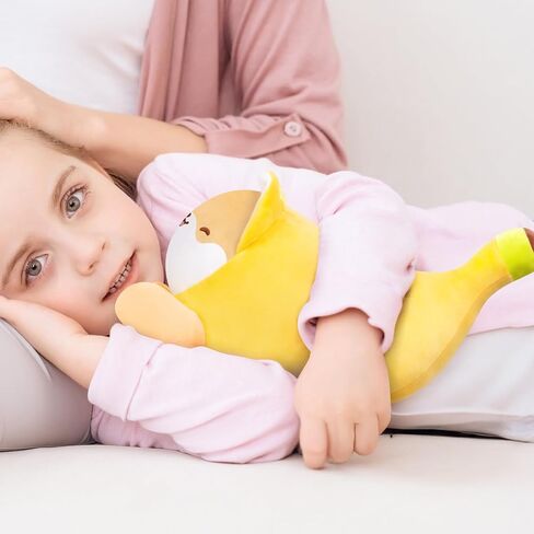 Banana Cat Stuffed Animal,Cute Heterochromatic Eyes Cat Plush Pillow, Banana Cat Stuffed Toy, Cute Plushies Toy Hugging Pillow for Kids for Kids & Adults in Saudi Arabia