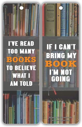 Creanoso Humorous Sayings Bookish Bookmarks for Men & Women (30-Pack) –– Stocking Stuffers Gift for Bibliophiles, Book Worms, Book Lovers – Party Supplies – Book Clubs Reading in Saudi Arabia