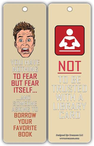 Creanoso Humorous Sayings Bookish Bookmarks for Men & Women (30-Pack) –– Stocking Stuffers Gift for Bibliophiles, Book Worms, Book Lovers – Party Supplies – Book Clubs Reading in Saudi Arabia