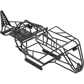 Roll Cage Black RC Frame Toy Chassis Steel RC Vehicle Frame Metal RC Frame RC Chassis Frame Roll Cage Frame for Axial Wraith 90018