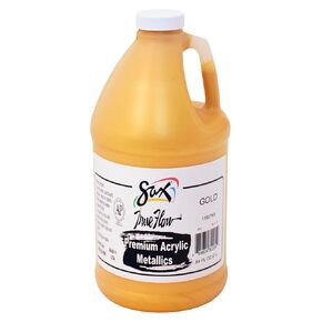 Sax - 5082 Versatemp Premium Heavy-Bodied Acrylic Metallic, 1/2 Gallon, Gold