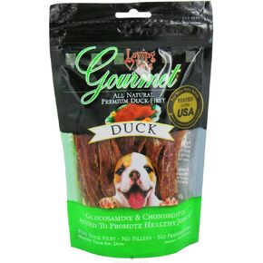 Loving Pets All Natural Premium Duck Filet Strips With Glucosamine & Chondroitin, Dog Treats, 12oz