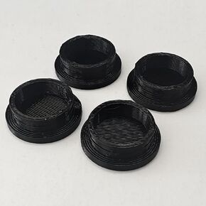 PIAOLGYI Replacement Rubber Foot for Cricut Maker,Accessories Compatible withCricut Maker,4 Pack(Black)