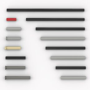 120 Pieces Axle Rods Assortment Pack, Axle Connectors Building Blocks Accessories for Building with 15 Size, Compatible with Lego Parts and Pieces
