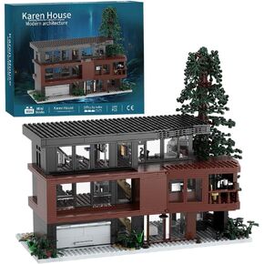 House Building Set Romance Films Fans Architecture Blocks House Present for Adult Halloween Christmas Valentine (1141Pcs),No Compatible with Lego
