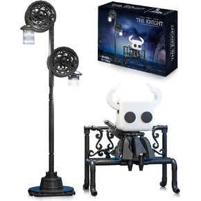 Knight Figure Building Toys, Popular Game Knight Merch Building Set with Light, Birthday for Adult and Kids, Compatible with Lego, 370 PCS