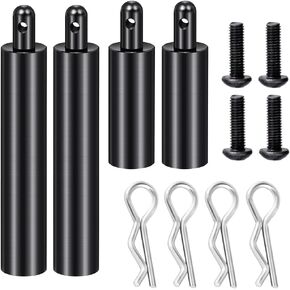 MOHERO 4Pcs Front and Rear Body Post Set RC Car Shell Holder Mounts for Ta-mi-ya 1/10 Clod Buster 4×4×4 RC Rock Crawler Truck Upgrade Parts