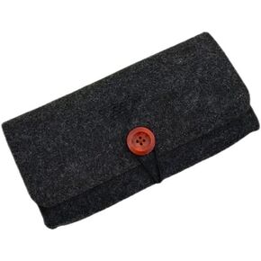 Voikoli Protective Case Laptop Sleeve Bag Compatible with AYANEO Pocket S Gaming Handheld (Black Orange)