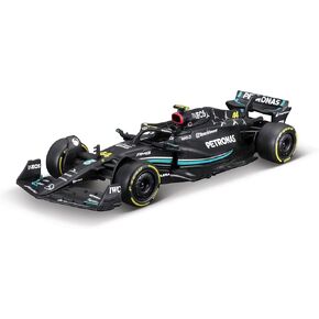 MAISTO Bburago1:43 F1 Race Mercedes-AMG W14 (2023) w/Driver - Hamilton #44