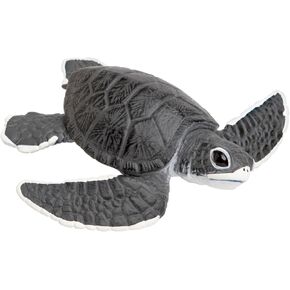 Safari Ltd. Baby Sea Turtle Figurine - Lifelike 5.5" Model Figure - Educational Toy for Boys, Girls, and Kids Ages 18M+