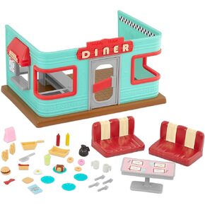 Li’l Woodzeez – Honeysuckle Hollow General Store – Dollhouse Playset with Furnitures & Accessories – Pretend Play Toy for Kids Age 3+