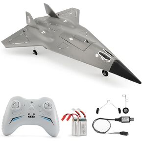 jaming SR72 RC Plane Concealed Culvert Remote Control Airplane 2.4G 4CH FX9672 Future Fighter Jet Dual Powerful Motors RTF RC Drone Aircraft Toys for Adults Kids Beginners Boys