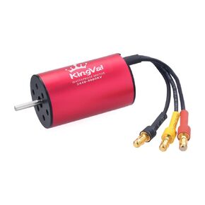 KingVal Replacement 2440 4000KV Waterproof Brushless Motor Shaft 2.3mm Compatible with 1/16 1/18 RC Car