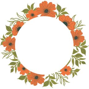 Sizzix Clear Layered Stamps-Botanic Wreath