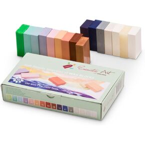 Encaustic Art The Original - BASIC SELECTION Set of 16 -Encaustic Wax Block Colors Set -Non-Toxic, Beeswax For Encaustic Art Supplies -Handcrafted in Germany