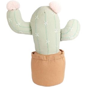 Mon Ami Soft Plush Cactus Toy ، الفيروز ، 1pc ، الأخضر - 19 "، وسادة على شكل الصبار القابلة للتشكيل ، وسادة التبعية المزخرفة للحضانة ، سرير الطفل/الأريكة