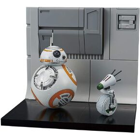 Bandai Hobby Star Wars Model Kit 1/12 BB-8 & D-0 Diorama Set ، Multi