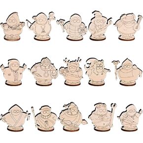 DND Fantasy Miniatures مجموعة: 14 فصول حرف 5e Clate + Dungeon Master - 2.5D Laser Cut 28 مم من الخشب للأبراج المحصنة والتنين ، Pathfinder ، RPGs tabletop