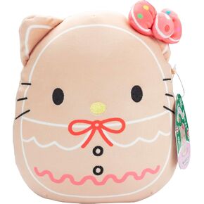 Squishmallows Original 8-Inch Hello Kitty Cookie - Official Jazwares Plush - Collectible Soft & Squishy Cat Sanrio Stuffed Animal Toy - Gift for Kids, Girls & Boys