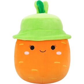 Squishmallows Original 8in Caroleena The Orange Carrot with Bucket Hat – Official Jazwares Easter Plush (Little)