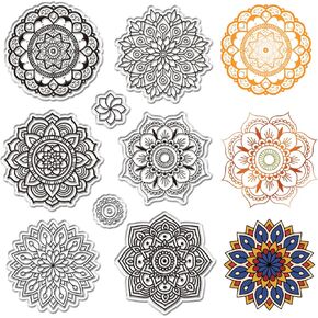 CRASPIRE Leaf Strip Clear Stamps Print Reusable Transparent Rubber Silicone Stamp Seals 6.3 x 4.3In Vintage for Journal Card Making Decor DIY Scrapbooking Supplies Crafting Sheets Plant Wreath Vine