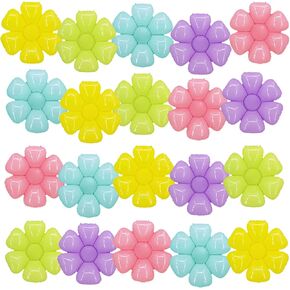 20 Pieces Daisy Balloons, Daisy Balloons, for Daisy Birthday Decorations, Baby Shower, Wedding, Baby Shower