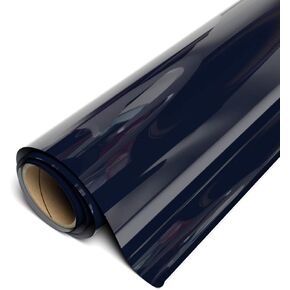 Siser EasyWeed Heat Transfer Vinyl 11.8" x 15ft Roll (Navy Blue) - Compatible with Siser, Cricut, Silhouette and Other Craft/Professional Cutters - CPSIA Certified