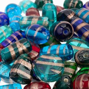 Craft County Assorted Bead Mix – 1 lb Assorted Color Beads – Assorted Shapes