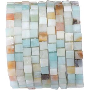 Natural Lapis Lazuli Square Stone Beads 4x4mm 85pcs Cube Loose Semi Gemstone Beads for Jewelry Making Design