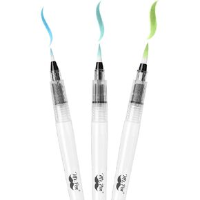 Mr. Pen- Watercolor Brush Pens, 3 Pack, Watercolor Brushes Set, Watercolor Pens for Adults, Water Brush Pen, Water Color Pens, Watercolor Brush Set, Refillable Brush Pen, Water Brushes for Watercolor